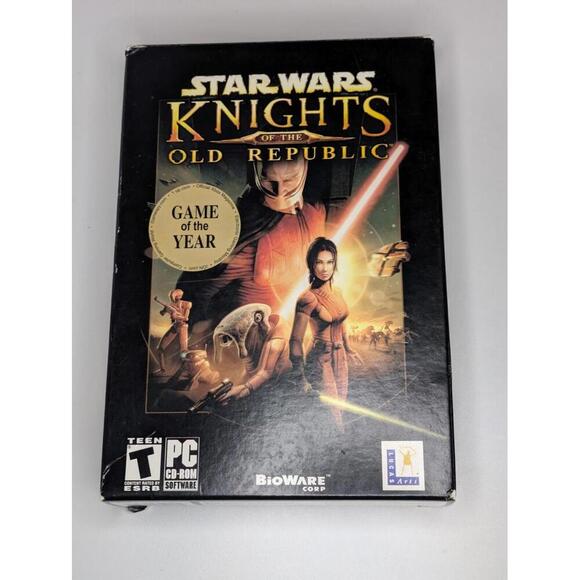 Other - Star Wars Knights of the Old Republic PC 2003 4-Disc Set Manual & Original Box